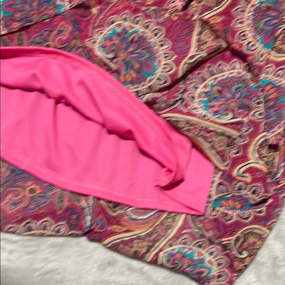 Adrienne Paisley Print Boho Dress Sz Small - Picture 11 of 14